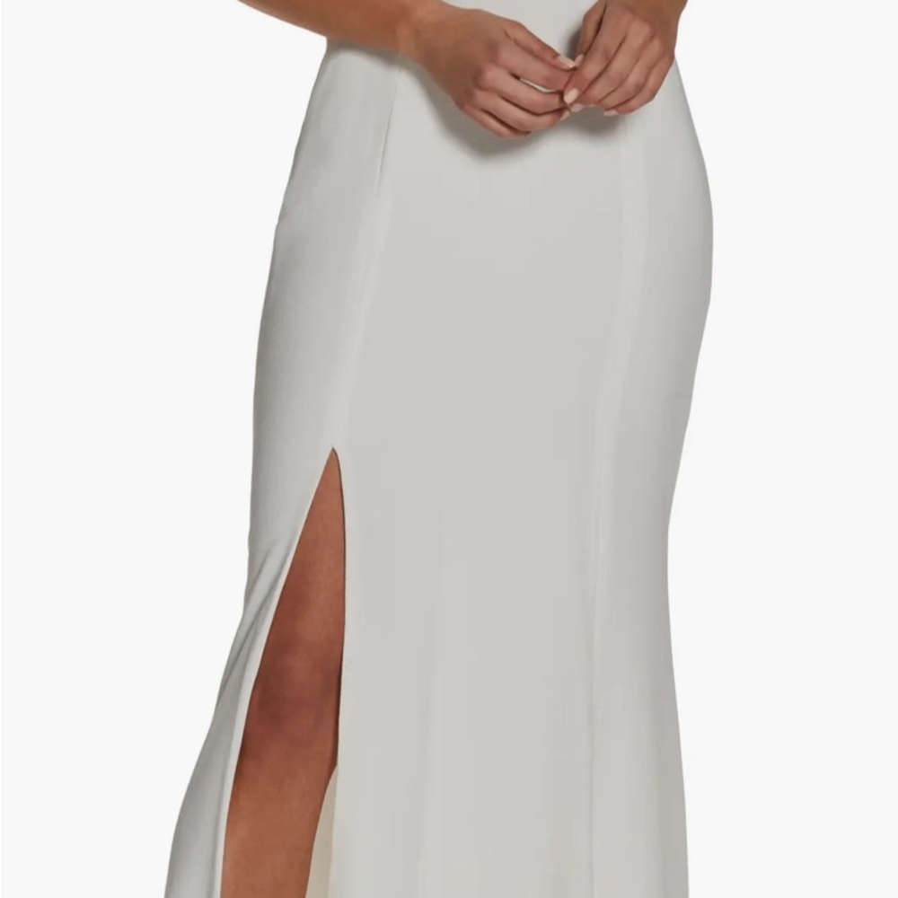 Dress the Population  Sandra Off White Wedding Dress